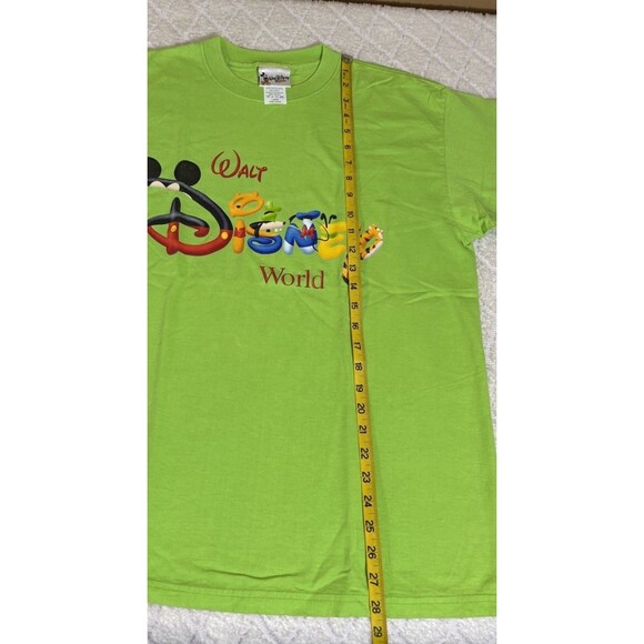 Vintage 90s Walt Disney World Mickey Tigger Goofy Winnie Pooh USA Made Tee Large - Picture 11 of 12